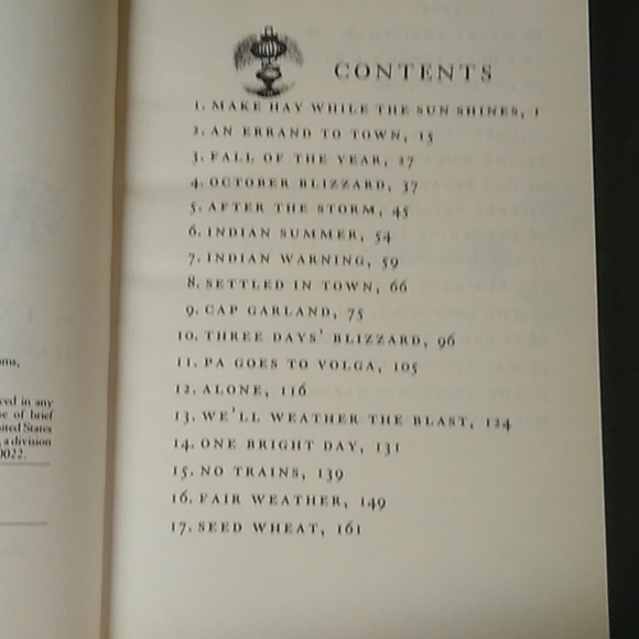 👩Long Winter Little House Prairie Laura Ingalls Wilder Children's Chapter Book - Picture 7 of 9